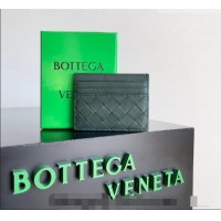 Grade Quality Bottega Veneta Intrecciato Leather Credit Card Case 796324 Dark Green 2026