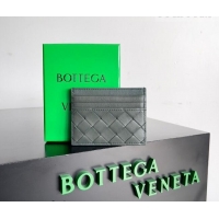 Pretty Style Bottega Veneta Intrecciato Leather Credit Card Case 796324 Dark Grey 2026
