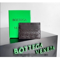 Shop Grade Bottega Veneta Intrecciato Leather Credit Card Case 796324 Fondant Brown 2026