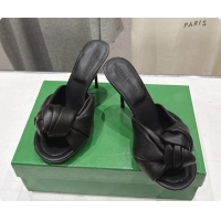 Discount Bottega Veneta Lambskin Cherry Mule 9cm Heel Black 6080134 2026