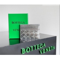 Well Crafted Bottega Veneta Intrecciato Leather Credit Card Case 796324 Silver 2026