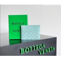 Inexpensive Bottega Veneta Intrecciato Leather Credit Card Case 796324 Light Blue 2026