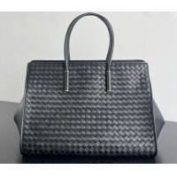 New Design Bottega Veneta Barbara Tote Bag in Intrecciato Leather 868327 Black 2026