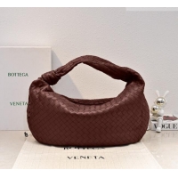 Promotional Bottega Veneta Medium Jodie Bag in Intrecciato Leather 600263 Burgundy 2026