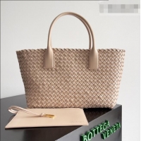 Top Design Bottega Veneta Medium Cabat Tote Bag 32cm in Intrecciato Leather BV040205 Nude Pink 2026