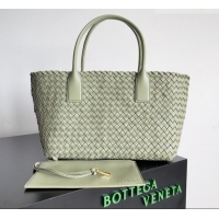 Grade Quality Bottega Veneta Medium Cabat Tote Bag 32cm in Intrecciato Leather BV040205 Travertine Green 2026