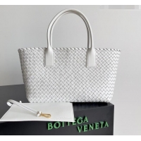 Well Crafted Bottega Veneta Medium Cabat Tote Bag 32cm in Intrecciato Leather BV040205 White 2026