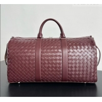 Stylish Discount Bottega Veneta Cabin Duffle Travel Bag in Intrecciato Leather 795287 Brown 2026