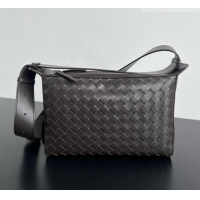 Free Shipping Bottega Veneta Tribeca Bag in Intrecciato Leather 836016 Chocolate Brown 2026