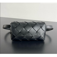Original Cheap Bottega Veneta Mens Diago Belt Bag in Intrecciato Leather 805773 Black 2026