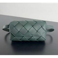 Most Popular Bottega Veneta Men's Diago Belt Bag in Intrecciato Grained Leather 805773 Green 2026