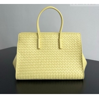 Luxury Cheap Bottega Veneta Barbara Tote Bag in Intrecciato Leather 868327 Yellow 2026