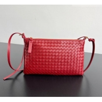 Big Discount Bottega Veneta Intrecciato Piccolo Medium Pouch 876625 Red 2026
