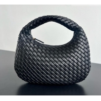 Inexpensive Bottega Veneta Small Veneta Hobo Bag in Intrecciato Leather 856736 Black 2026
