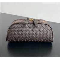 Famous Brand Bottega Veneta Small Nodo Pouch in Intrecciato Leather 876510 Fondant Brown 2026