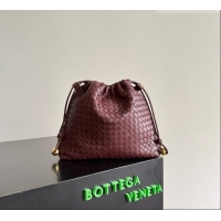 Traditional Specials Bottega Veneta Large Dustbag in Intrecciato Leather 868502 Burgundy 2026