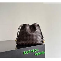 Luxury Cheap Bottega Veneta Large Dustbag in Intrecciato Leather 868502 Fondant Brown 2026