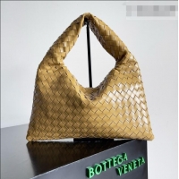 Promotional Bottega Veneta Small Hop Hobo Bag Intrecciato Leather BV082707 Apricot 2026
