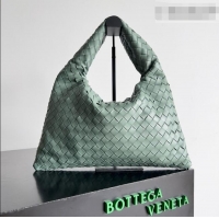 New Fashion Bottega Veneta Small Hop Hobo Bag Intrecciato Leather BV082710 Pickle Green 2026