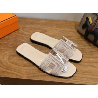 Sumptuous Hermes Oran Sandals H091559 Beige 2026