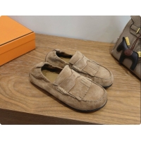 Best Product Hermes Nod Loafer in Suede H091573 Light Brown 2026