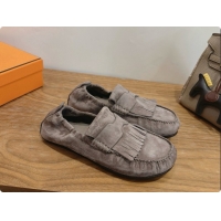 Buy New Cheap Hermes Nod Loafer in Suede H091576 Dark Grey 2026