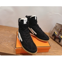 Grade Quality Hermes Sneaker Boots in Suede H091614 Black 2026