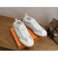 Best Price Hermes Jet Sneaker in Suede H091620 White 2026
