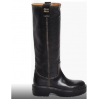 ​Reasonable Price Miu Miu Knee High Boots For Womens M5698 Black