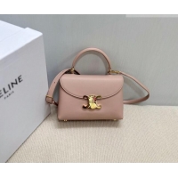 Trendy Design Celine Teen Nino Bag in Supple Calfskin Leather Soft 118113 Peach Pink 2026