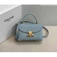 Grade Quality Celine Teen Nino Bag in Smooth Supple Calfskin 118113 Ice Blue 2026