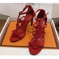 Popular Style Hermes Magic 105 Sandal in Suede H091640 Orange Red 2026
