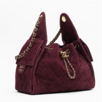 Low Price Chanel 25 Small Handbag In Suede Calfskin AS5293 Burgundy/Gold Spring-Summer 2026