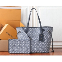 Best Quality Louis Vuitton Monogram Embleme Neverfull MM M2A096 Blue 2026