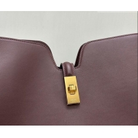 Top Quality Celine Medium Camille16 Soft Bag in Smooth Calfskin 119563 Dark Burgundy 2025
