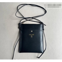 Shop Discount Celine Sharp Pouch Bag in Smooth Lambskin Leather 10P812 Black 2026