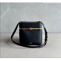 Well Crafted Celine Cube Mini Bag in Supple Calfskin Leather 124232 Black 2026