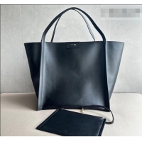 Promotional Celine Medium Cube Tote bag in Supple Calfskin Leather 123422 Black 2026