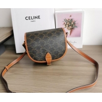 Well Crafted Celine Folco Mini Bag in Triomphe Canvas 191502 Brown 2026