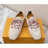 Low Price Louis Vuitton LV Sneakerina Sneakers Ballerina in Suede LV091710 Beige 2026