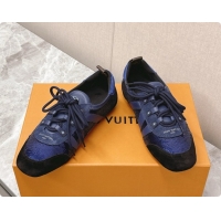 Grade Quality Louis Vuitton LV Sneakerina Sneakers Ballerina in Suede & Sequins LV091721 Blue 2026