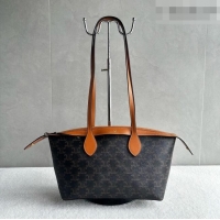 Best Price Celine Little Duffle in Triomphe Canvas and Natual Calfskin L10893 Brown 2026
