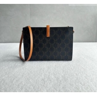 Buy Discount Celine Note Book in Triomphe Canvas and Natual Calfskin L106B3 Brown 2026