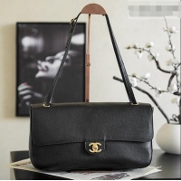Traditional Specials Chanel Small Maxi Flap Bag in Grained Calfskin AS6231 Burgundy/Gold 2026