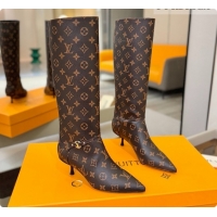 Purchase Louis Vuitton 6AM High Boot in Brown Monogram 5.5cm Heel LV091737 2026