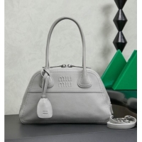 Top Grade Miu Miu Vivant Nappa Leather Bag 5BB200 Light Grey 2026