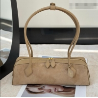 Buy Grade Alaia Le Tecket Medium Long Shoulder bag in Suede 8815M Beige 2026
