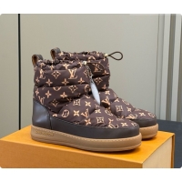 Grade Design Louis Vuitton LV Cloud Ankle Boot Sneaker 1AIVJ7 LV091748 Brown Monogram 2026