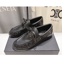 Good Product Saint Laurent Calfskin Loafers Y091924 Black 2026
