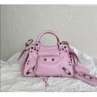 New Design Balenciaga Neo Cagole XS Lambskin Top Handle Bag 700940 Dried Rose 2026